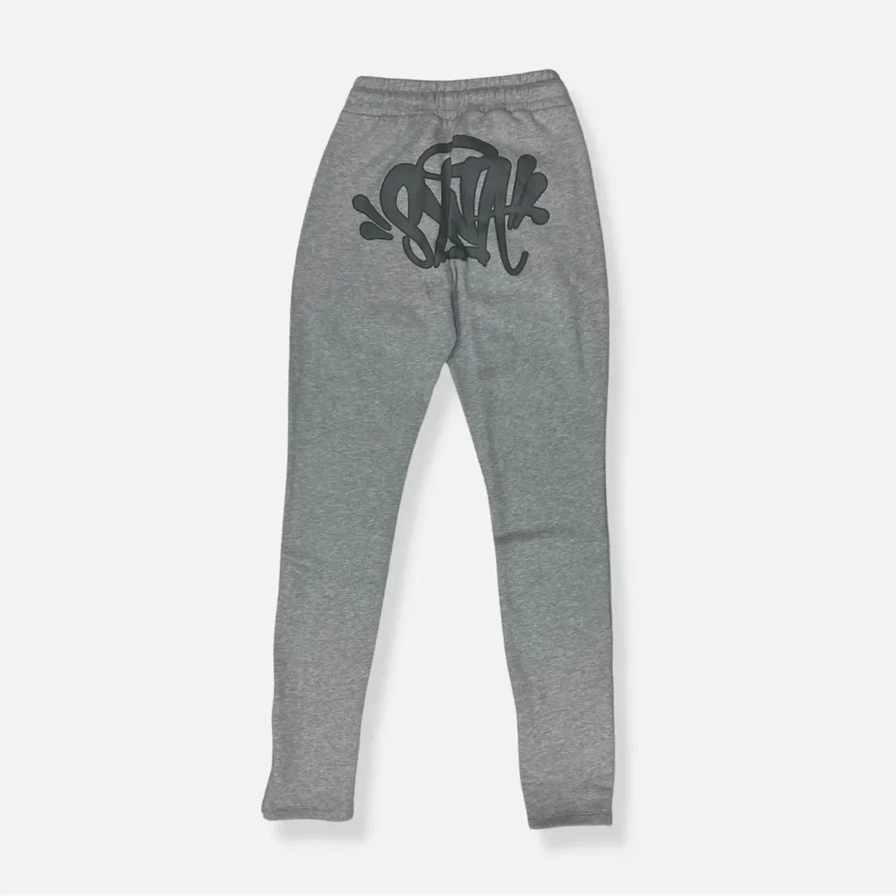 Syna World Logo joggers sweatpants tracksuit graffiti zipper drawstring